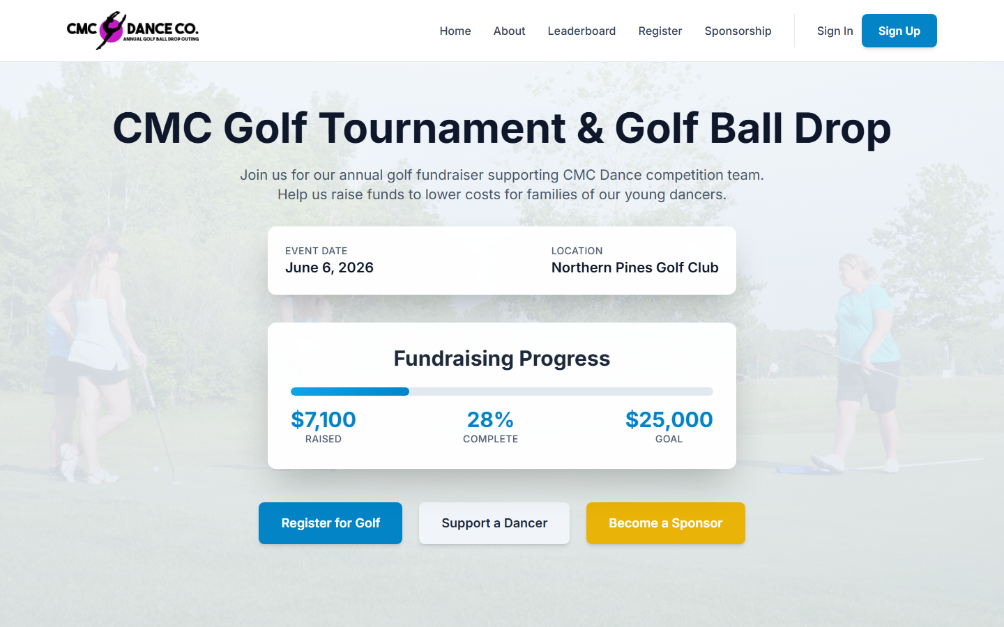CMC Golf Tournament screenshot
