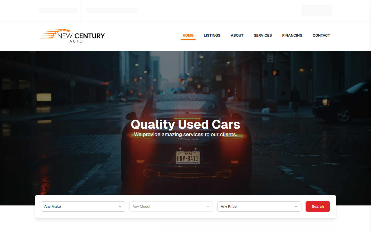 New Century Auto screenshot