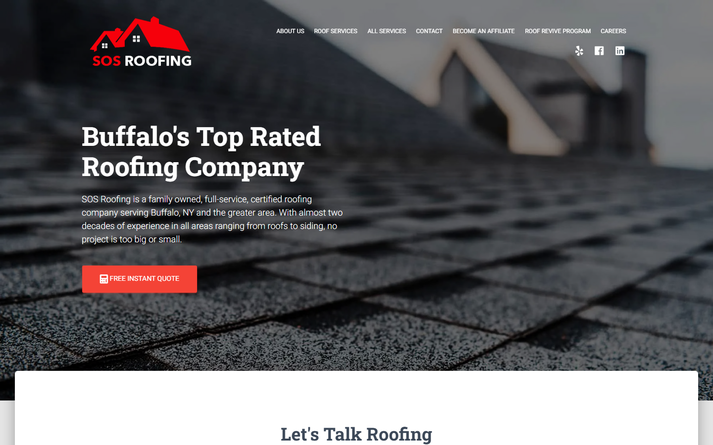 SOS Roofing screenshot